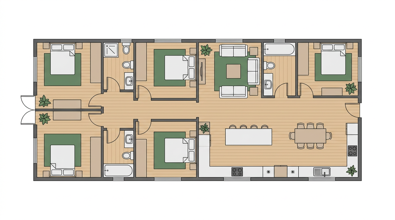 Exclusive floor plan